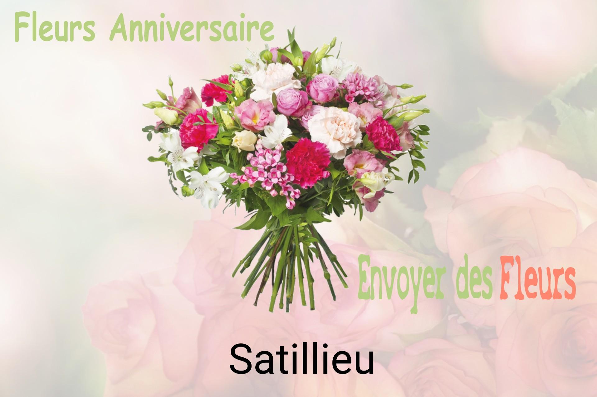 Bouquet de fleurs d’anniversaire livré à Satillieu